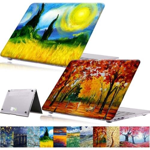 For Huawei Matebook D 14 D 15/13 14 Case/Matebook X Pro 13.9/13 2020/X 2020/14 2021 Oil Painting Series Laptop Hard Shell Case