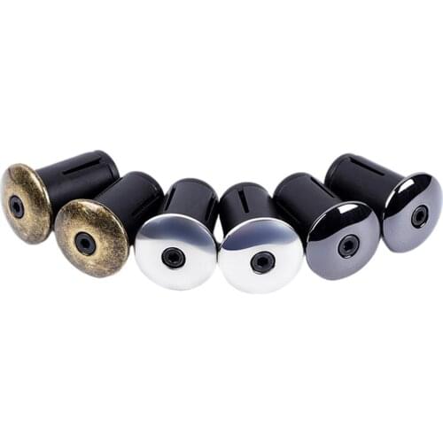 1 Pair Bicycle Grips Plugs Handle Bar Aluminium Alloy Handle Plug Road Bike Bar End Plugs