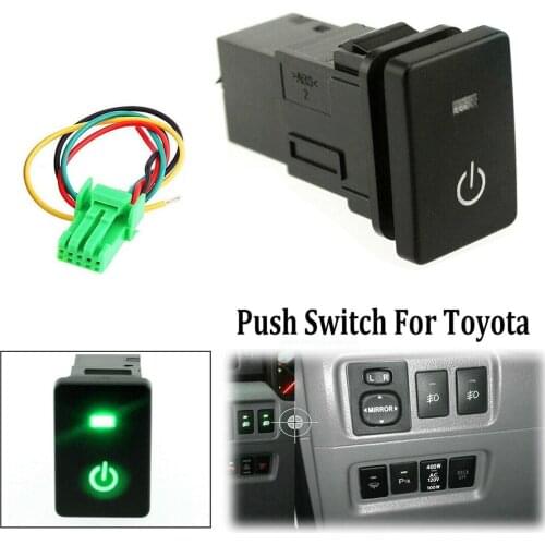 1PC LED DC 12V Power Lights Switch For 2003-2009 Toyota 4 Runner For 2006-2011 Toyota RAV4