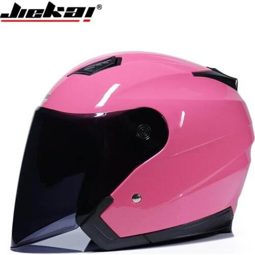 2020 Motorcycle Helmets Electric Bicycle Helmet Open Face Dual Lens Visors Men Women Summer Scooter Motorbike Moto Bike Helmet