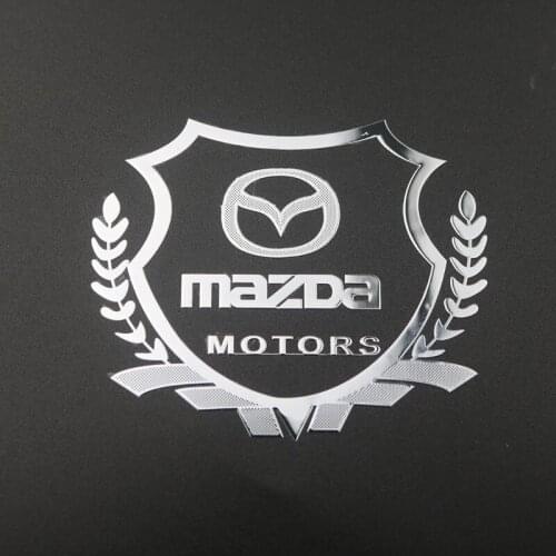 3D Metal Car Styling Side Door Badge Stickers Side Window Emblem Decals For Mazda Axela 2 3 5 6 CX-5 CX-4 CX 7 CX-9 MX-5 ATENZA