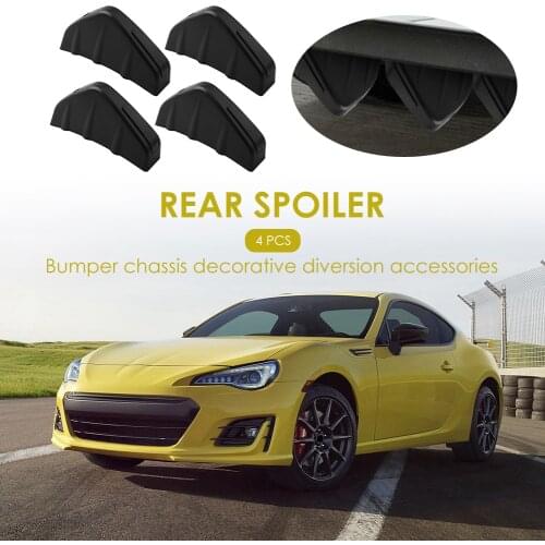 4pcs/set Car Rear Diffuser Mini Add-On Screw Installation Universal Body Kit Outdoor Anti-resistance Repairing Parts