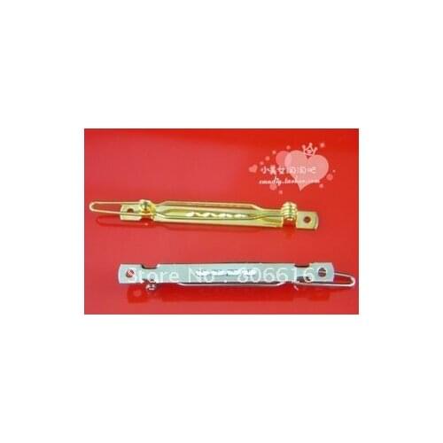 60*5MM 100PCS Nickel Color Metal Bobby Pin Hairpins DIY Hair Clips Jewelry Accessory Findings