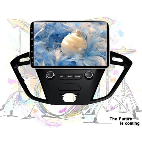 2 DIN 9 Inch Android 9.0 GPS Navigation Octa core Car Radio stereo music video dvd For Ford transit 150/250/350/350 2013 - 2018