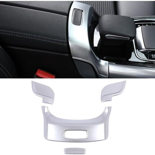 Car Styling 4PCS ABS Interior Armrest Box Front Decorative Cover Trim for Mercedes-Benz GLB Class 2019 2020 accessories