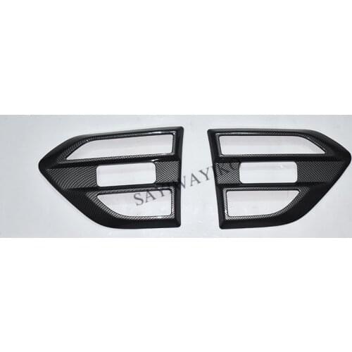 Car styling fit for 2015-2017 Rangers Pickup Accessories ABS CHROME Side Fender Guards for RANGER 2016 Vent Cover Trim