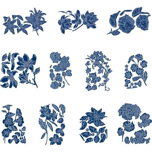 Chrysanthemum Rose Flowers Metal Cutting Dies For DIY Scrapbooking Embossing Decorative Crafts Supplies Cards Making New 2019