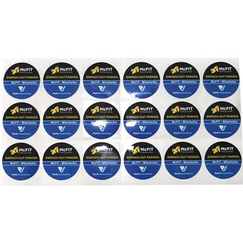 Guangzhou cheap CMYK printing decoration waterproof stickers wholesale