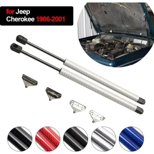 For Jeep Cherokee 1986-2001 2x Front Hood Bonnet Modify Gas Struts Lift Support Shock damper