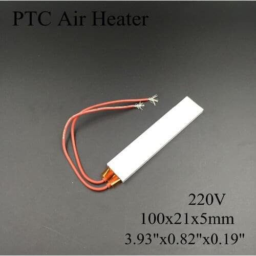 5 pieces/lot) 220V 100x21x5mm Warm Tool Insulated PTC Ceramic Air Heater Egg Incubator Heating Incubation Equipment