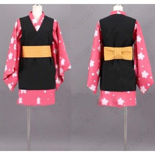 Anime Demon Slayer: Kimetsu no Yaiba Makomo Cosplay Costume
