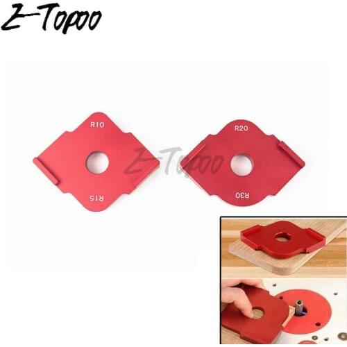 Alloy Wood Panel Radius Table Bits Jig Corner Templates Corner Radius Quick-Jig Template For Woodworking Tool without box
