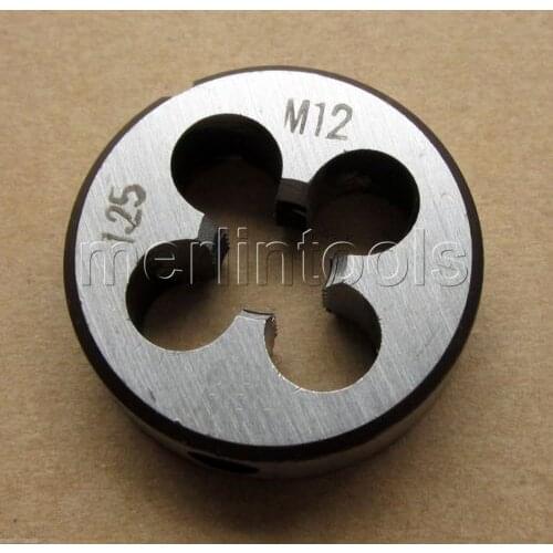 M12 x 0.5 0.75 1.0 1.25 1.5 1.75 Metric Right hand Die