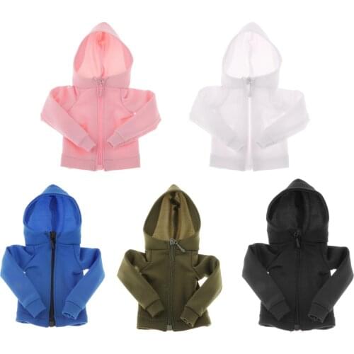 1/6 Scale Female Figure Doll Clothes. Handmade Costume Hoodie