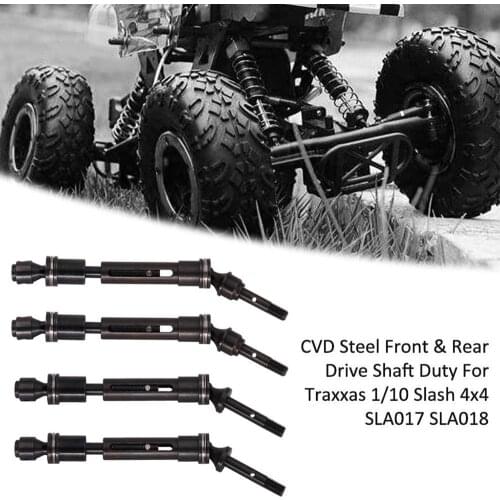 Metal Front Rear Drive Shaft Assembly for Traxxas 1/10 Slash 4x4 SLA017 SLA018 Drive Shafts Durable RC Car Parts