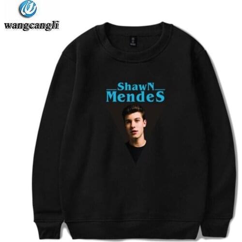 New Shawn Mendes Hoodie Autumn Women Sweatshirt Print Hip Hop Sweatshirts Mens Long Sleeve Hoodies Pullovers Jacket Girls Female