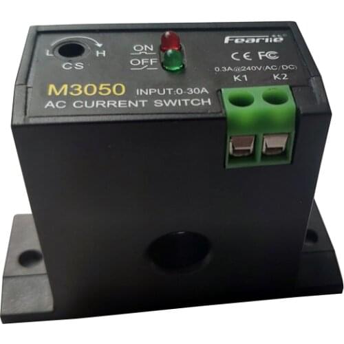 Single-phase AC Current Transformer Detection Switch Quantity Linkage Adjustable Over-limit Closed Induction Relay