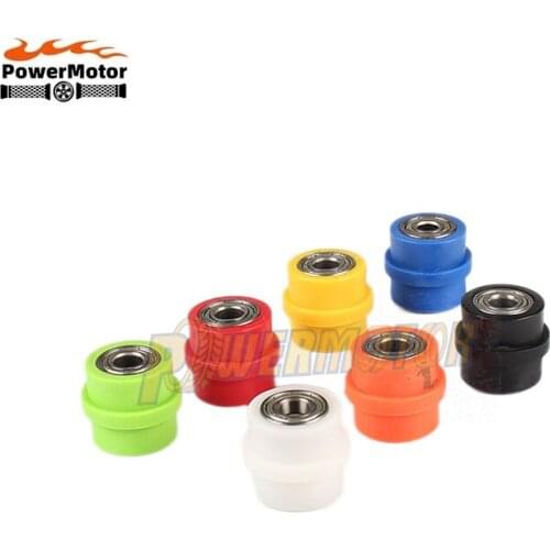 Concave Drive Chain Metal Plastic Pulley Roller Slider Tensioner Wheel Guide For Pit Dirt Street Bike Bicycle Cycling 8mm 10mm