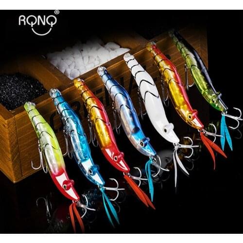 RQNQ15g 8.0cm Shrimp Jig Squid Silicone Lure Fishing Artificial Bait with Glow Hook Wobbler Sea Tackle Whopper Spinnerbait