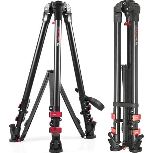 IFOOTAGE Camera Tripod T59"T7 Professional Heavy Duty Aluminum Video Tripod Ajustable Stand Max Loading 88lbs for DSLR Camcorder