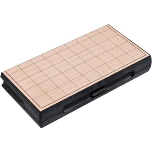Foldable Magnetic Folding Shogi Set Boxed Portable Japanese Chess Kids Children Game Supplies BX0D
