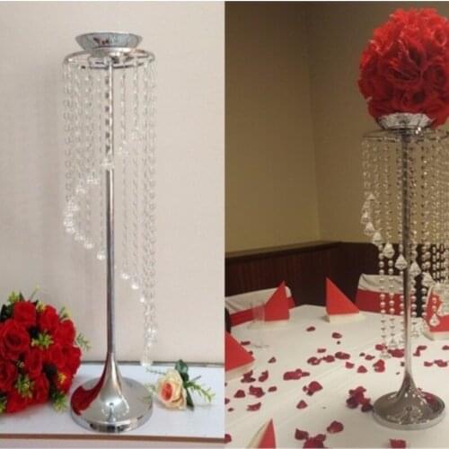 Wedding crystal Table Centerpiece Flower Stand Table decoration 10pcs/lot