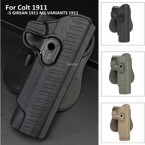 Tactical Military Belt Holster for COLT1911-5 GIRSAN 1911 MC VARIANTS 1911. Hunting Pistol Case