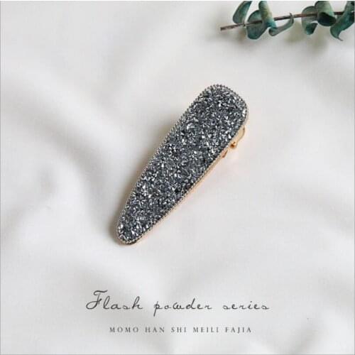 Woman Shinning Crystal Leopard Print Hairpins Ladies Lovely Hair Clips Girls BB Clips Barrettes Girl Hair Accessories Gift T0511