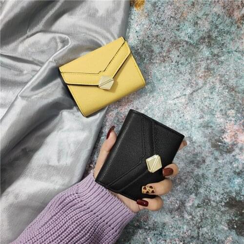 Card Bag Female Short Fashion All-match Coin Purse Multi-card Slot Bank Card Holder Drivers License Slot