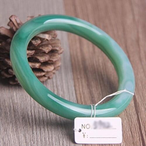 100% real greeen jade bangles 7A green jade bracelet bangles jade jadeite jade bangles