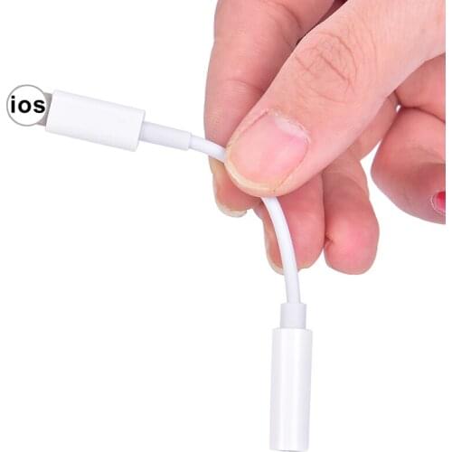 3pc 3.5mm Aux Audio Adapter for iPhone Audio Adapter 3.5 Jack Headphone Earphone Adapter