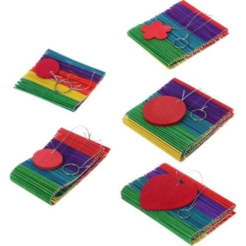 3D Colorful Rotating Bamboo Wind Chimes Door Curtain Indoor Outdoor Decoration Au03 21 Dropshipping