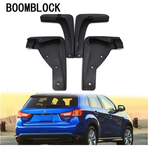 4pc Car Front Rear Mud Flaps Mud Flap Mudguards Fender For 2010 2011 2012 Mitsubishi ASX Outlander Sport RVR Auto Accessories