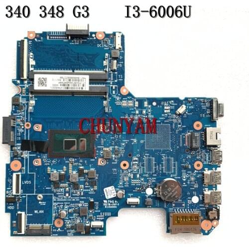 BRAND NEW TPN-I124 FOR HP 340 348 G3 Laptop Motherboard 6050A2811101-MB-A01 I3-600U CPU Mainboard 100% tested