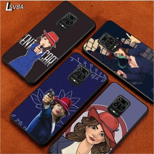 Black Soft Cover Agent Movie for Xiaomi Redmi Note 9 9S 8 8T 7 7S 6 5A 5 4X 4 Pro Max Prime Phone Case