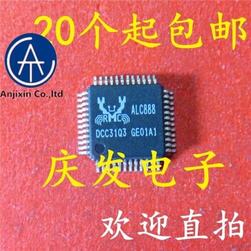 10pcs real new and orginal real stock New QFP48 ALC888 ALC888S sound chip