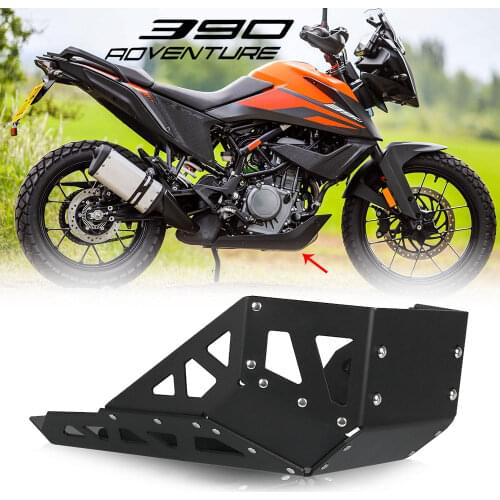 For 390 ADVENTURE 390 Adventure 2019 2020 2021 Accessories Motorcycle CNC Aluminium Skid Plate Bash Frame Guard Protector Cover
