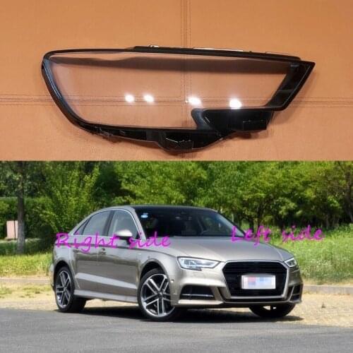 For Audi A3/S3/RS3 2017 2018 2019 Car Headlight cover Headlamp Lens Auto Shell Cover