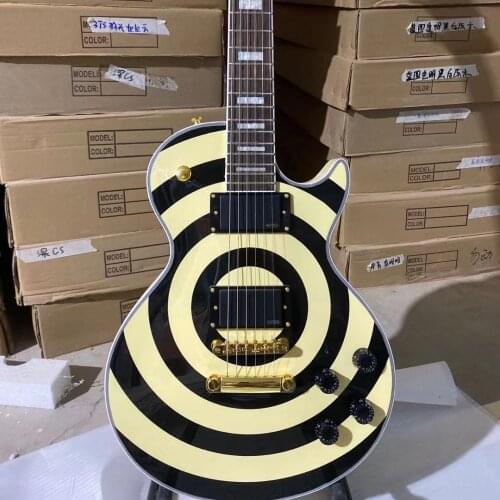 Zakk Model Electric Guitar Cream Yellow Color Golden Hardware Rosewood Fingerboard High Quality Guitarar Free Shipping
