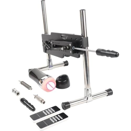 Fredorch New designed Premium Sex Machine,120w Strong Motor Wireless Control Love Machine with A Flesh Dildo and U-VAC Lock