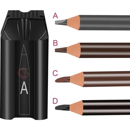 Microblading Eyebrow Pencil Sharpener Eyebrow Pencil Sharpening Tip Thin Tools For Semi-permanent Eyebrows Makeup Profiler Pen