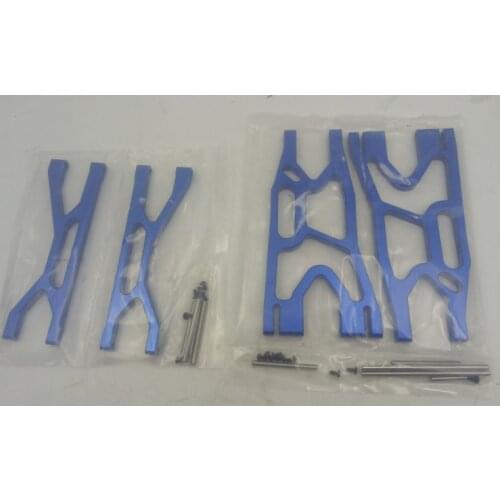 CNC Metal Upper and Lower Front & Rear Suspension Arm Kit Fit for 1/5 Traxxas MAX-X TRX X-Maxx XMAXX Truck