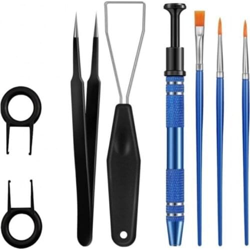 87HA Mechanical Keyboard Tweezers Lube Tool Brush Switch Stem Puller IC Claw Holder for cherry Kailh Gateron TTC Candy Switch