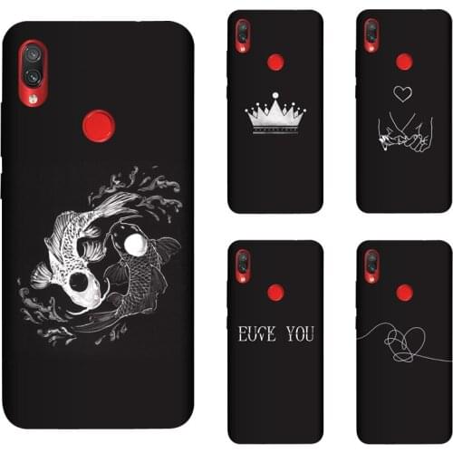 Soft Silicone TPU 6.3 inches For Xiaomi Redmi Not 7S 7 S Case Cover Painting Matte Phone Cases For Xiaomi Redmi Not 7 Pro Funda