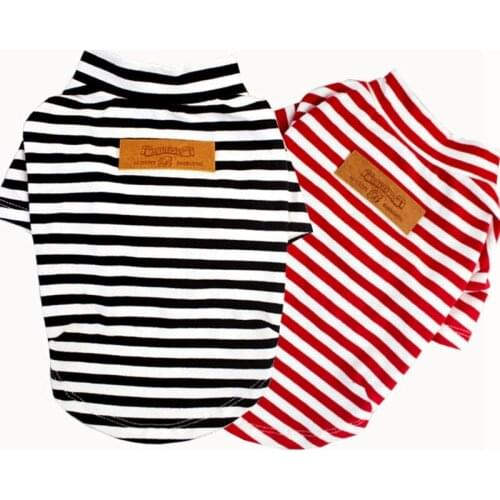 Striped Dog Clothes for Small Dog Shirt Clothing for Pet Clothes for Dogs Jacket Clothing for Chihuahua Costume Pet Products