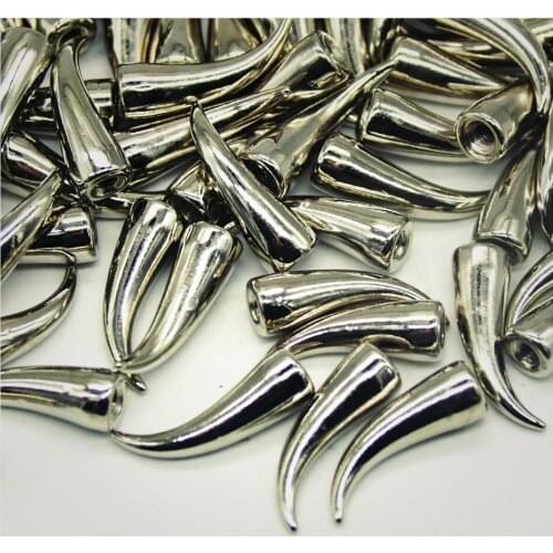 100 Sets Gothic Silver Metal Screw Back Cone Studs Spike Stud DIY Punk Bag Belt Shoes Clothes Pet Collar Leathercraft Cone Rivet