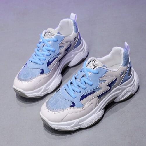 2020 Wedges Sneakers Women shoes Fashion Chunky Platform Sneakers Women Increase High Vulcanized Shoes Ladies Trainers V11-56