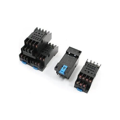 5pcs DYF-14A 14 Pins Screw Terminals Power Relay Socket Base for HH54P MY4NJ