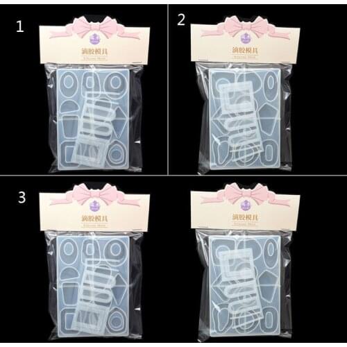 Acrylic Earring Epoxy Resin Molds Geometric Earrings Pendant Resin Silicone Mold Hot 2020