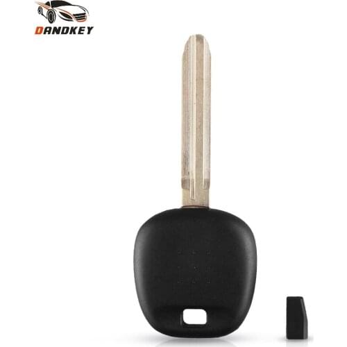 Dandkey Transponder Ignition Chip Key Case Shell For Toyota Camry Rav4 Avalon Sienna Sequioa Key Cover Replacement 4D67 Chip